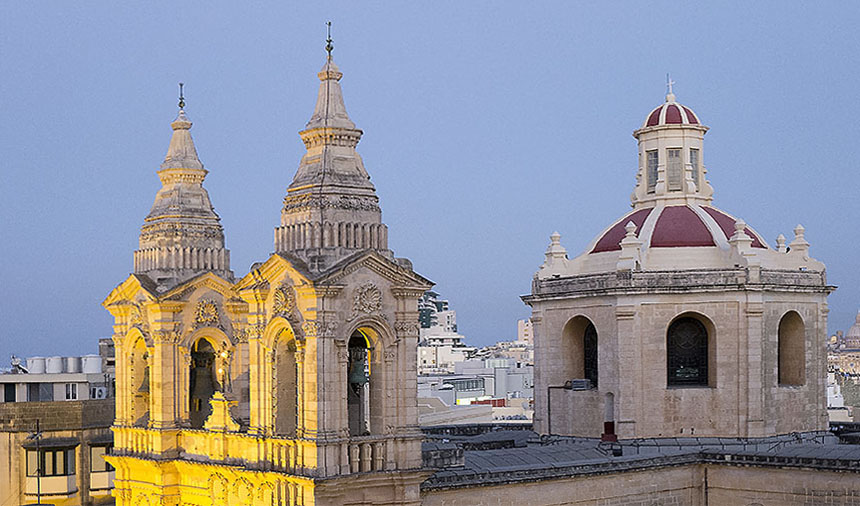 Malta Kirchen von oben size