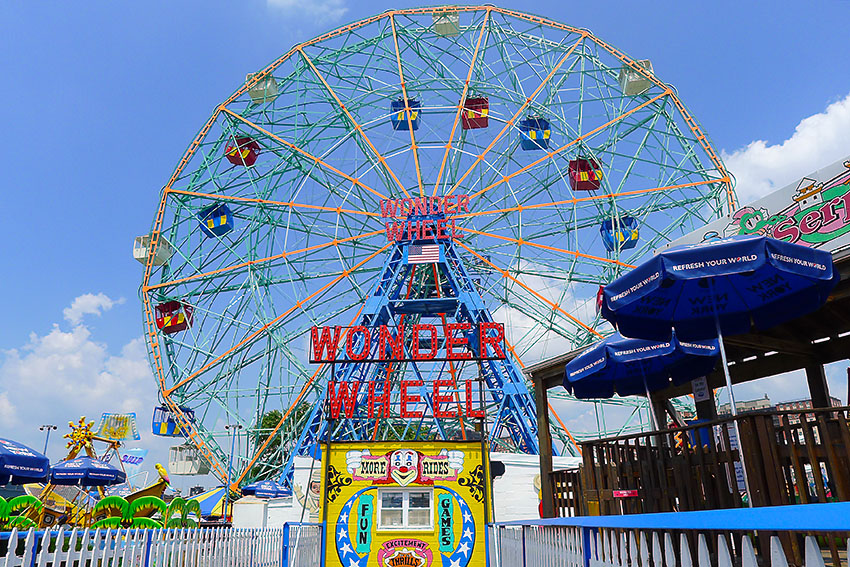 coney island wonder wheel size