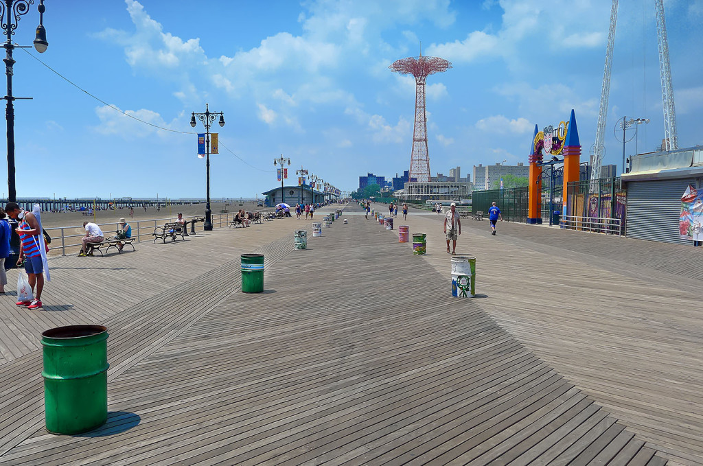 Coney Island board walk size