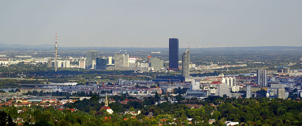 Vienna highest buildings size